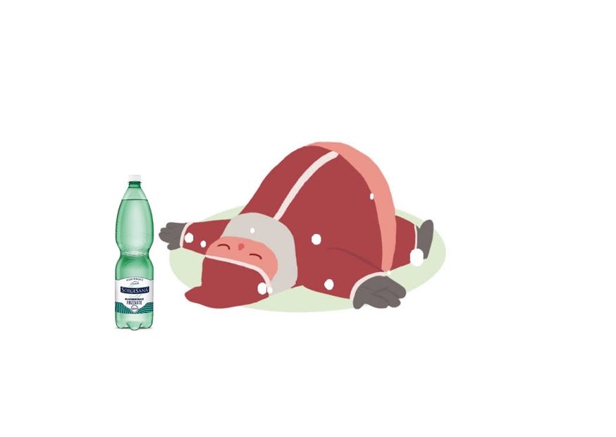 Digerire durante le feste con Acqua oligominerale Sorgesana